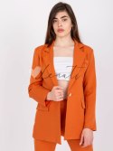 Marynarka-DHJ-MA-15556.22X-ciemny pomarańczowy ITALY MODA