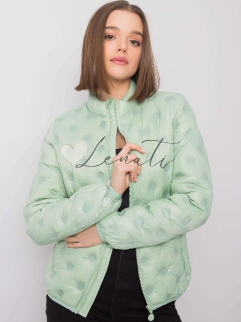 Kurtka-NM-DE-KR-H-1093.99P-pistacjowy Z-Desing Jacket Style