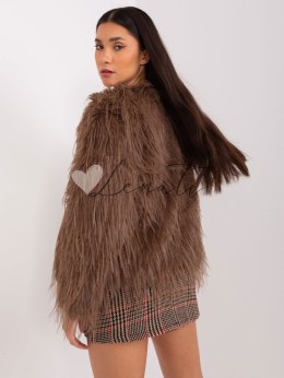 Kurtka-AT-KR-2359.96P-brązowy Wool Fashion Italia