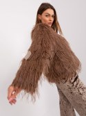 Kurtka-AT-KR-2359.96P-jasny brązowy Wool Fashion Italia