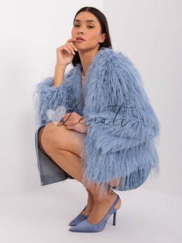 Kurtka-AT-KR-2359.96P-szaro-niebieski Wool Fashion Italia