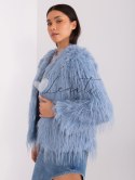 Kurtka-AT-KR-2359.96P-szaro-niebieski Wool Fashion Italia