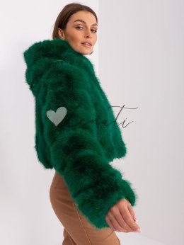Kurtka-AT-KR-2378.96P-ciemny zielony Wool Fashion Italia