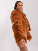 Kurtka-AT-KR-2378.96P-jasny brązowy Wool Fashion Italia