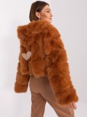 Kurtka-AT-KR-2378.96P-jasny brązowy Wool Fashion Italia