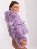 Kurtka-AT-KR-2378.96P-jasny fioletowy Wool Fashion Italia