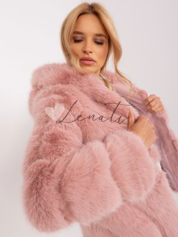 Kurtka-AT-KR-2386.00P-ciemny różowy Wool Fashion Italia