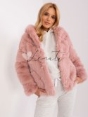 Kurtka-AT-KR-2386.00P-ciemny różowy Wool Fashion Italia