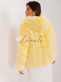 Kurtka-AT-KR-2386.00P-jasny żółty Wool Fashion Italia