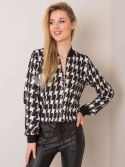 Bluza-DHJ-BL-8104-2.79P-czarno-biały ITALY MODA