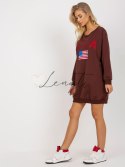 Bluza-VI-BL-3192.23P-ciemny brązowy Vikki