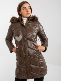 Kurtka-NM-KR-H-898.79P-ciemny brązowy Z-Desing Jacket Style