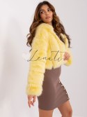 Kurtka-AT-KR-2378.97P-jasny żółty Wool Fashion Italia