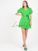 Sukienka-DHJ-SK-A6311.39-jasny zielony ITALY MODA