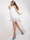 Sukienka-DHJ-SK-0010.35-biały ITALY MODA