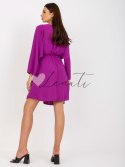 Sukienka-DHJ-SK-11981B.19-fioletowy ITALY MODA