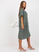Sukienka-DHJ-SK-3243.97-khaki ITALY MODA
