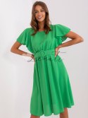 Sukienka-DHJ-SK-5648.07-zielony ITALY MODA
