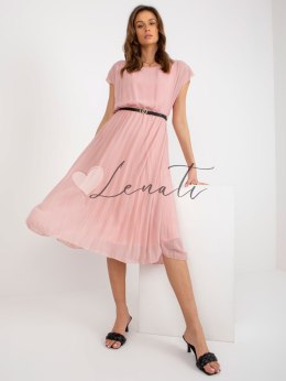 Sukienka-DHJ-SK-8839-1.23X-jasny różowy ITALY MODA