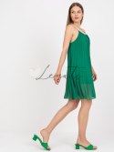 Sukienka-DHJ-SK-0010.35-ciemny zielony ITALY MODA