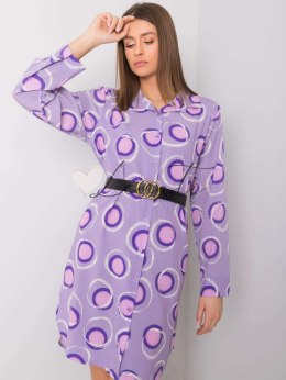 Sukienka-DHJ-SK-12765.11-jasny fioletowy ITALY MODA