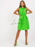 Sukienka-DHJ-SK-20499.32-jasny zielony ITALY MODA