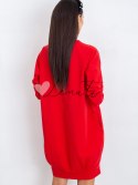 Sukienka-RV-TU-5184.93P-czerwony BASIC FEEL GOOD