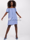 Sukienka-D73761M30145G-jasny niebieski Fresh Made