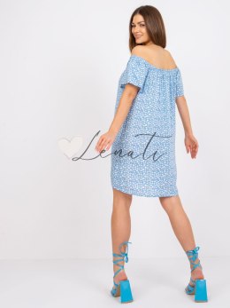 Sukienka-D73771M30145H-jasny niebieski Fresh Made