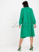 Sukienka-DHJ-SK-15092.57P-zielony ITALY MODA