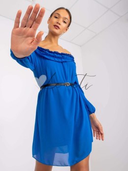 Sukienka-DHJ-SK-6831.36-ciemny niebieski ITALY MODA