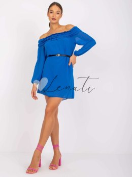 Sukienka-DHJ-SK-6831.36-ciemny niebieski ITALY MODA