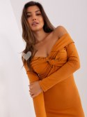 Sukienka-EM-SK-HW-20-315.57-jasny pomarańczowy Lily Rose