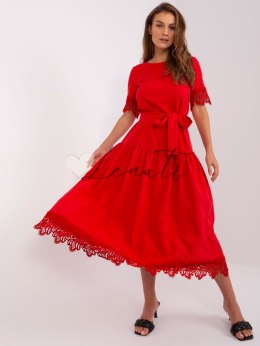 Sukienka-LK-SK-507326.85-czerwony LAKERTA