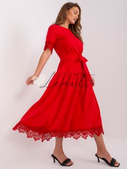 Sukienka-LK-SK-507326.85-czerwony LAKERTA