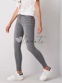 Spodnie jeans-D85030T62100G113-ciemny szary Sublevel