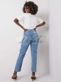 Spodnie jeans-D85033T62152L151-jasny niebieski Sublevel