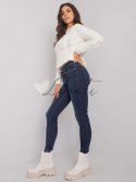 Spodnie jeans-D85035C62220D253-ciemny niebieski Sublevel