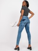 Spodnie jeans-D85035C62220M263-niebieski Sublevel