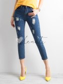 Spodnie jeans-JMP-SP-CHK004.84-ciemny niebieski Factory Price