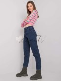 Spodnie jeans-MR-SP-253.22P-ciemny niebieski MOONART