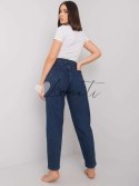 Spodnie jeans-MR-SP-263.65P-ciemny niebieski MOONART