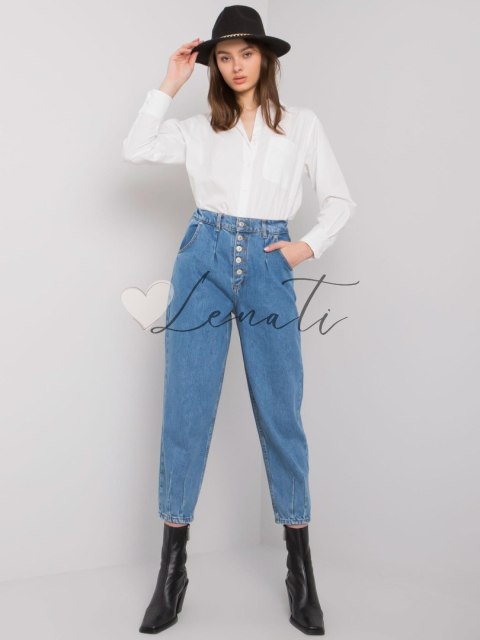 Spodnie jeans-MR-SP-5180.35-niebieski Factory Price