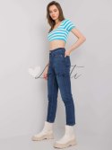 Spodnie jeans-MR-SP-5326.41-ciemny niebieski Factory Price