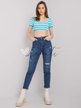 Spodnie jeans-MR-SP-5338.17-ciemny niebieski Factory Price