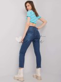 Spodnie jeans-MR-SP-5338.17-ciemny niebieski Factory Price