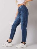 Spodnie jeans-MT-SP-1210-1.62P-ciemny niebieski Factory Price