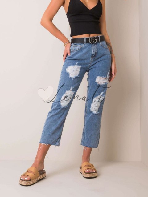 Spodnie jeans-NM-DE-SP-L0820.36P-niebieski Factory Price