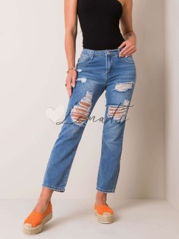 Spodnie jeans-NM-DE-SP-L7970.43P-niebieski Factory Price