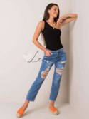 Spodnie jeans-NM-DE-SP-L7970.43P-niebieski Factory Price